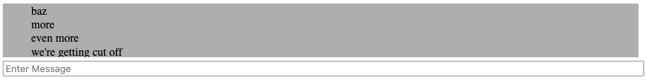 We’re scrolling down, but it’s just not enough